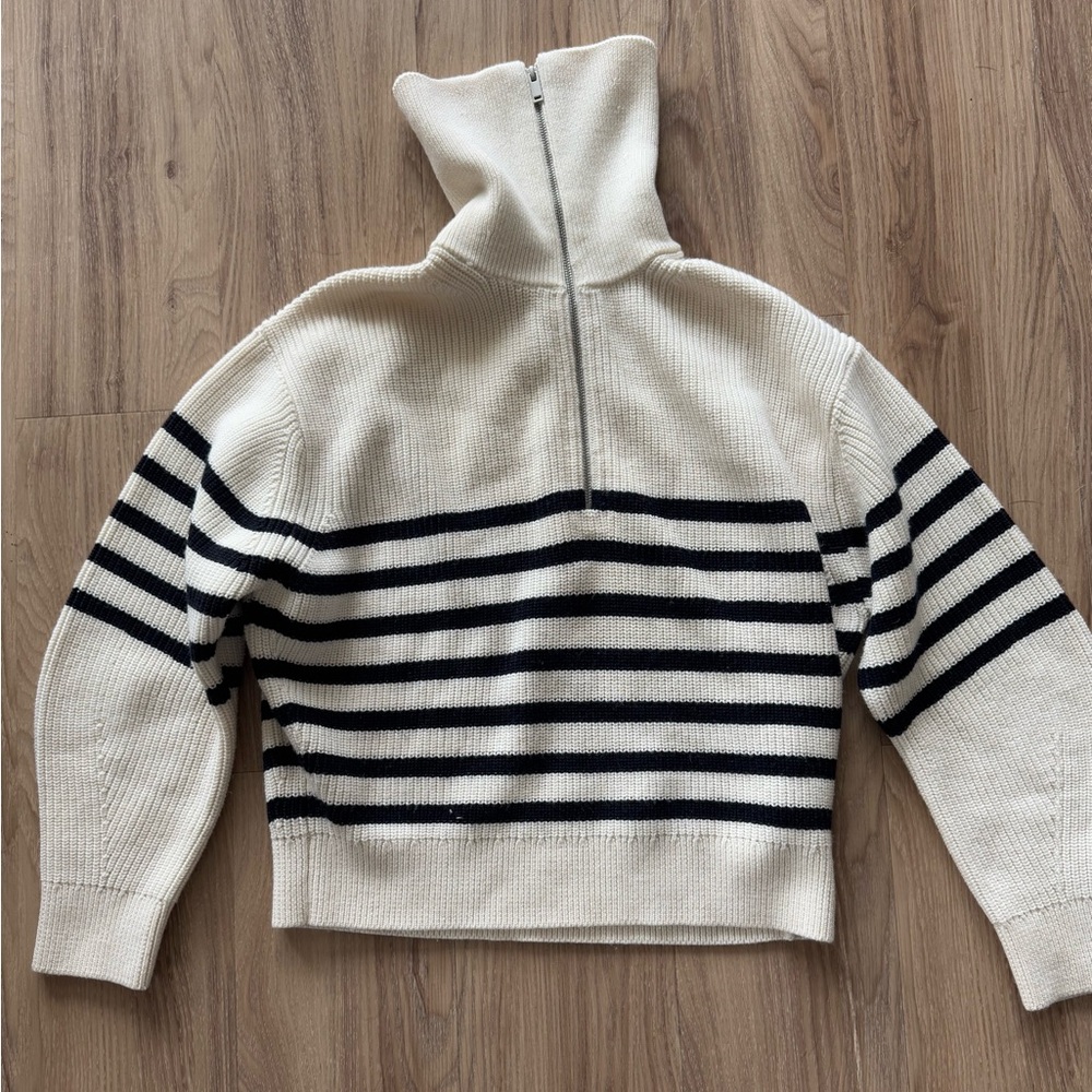 COS half zip sweater